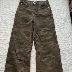 Topshop Moto Camouflage Jeans